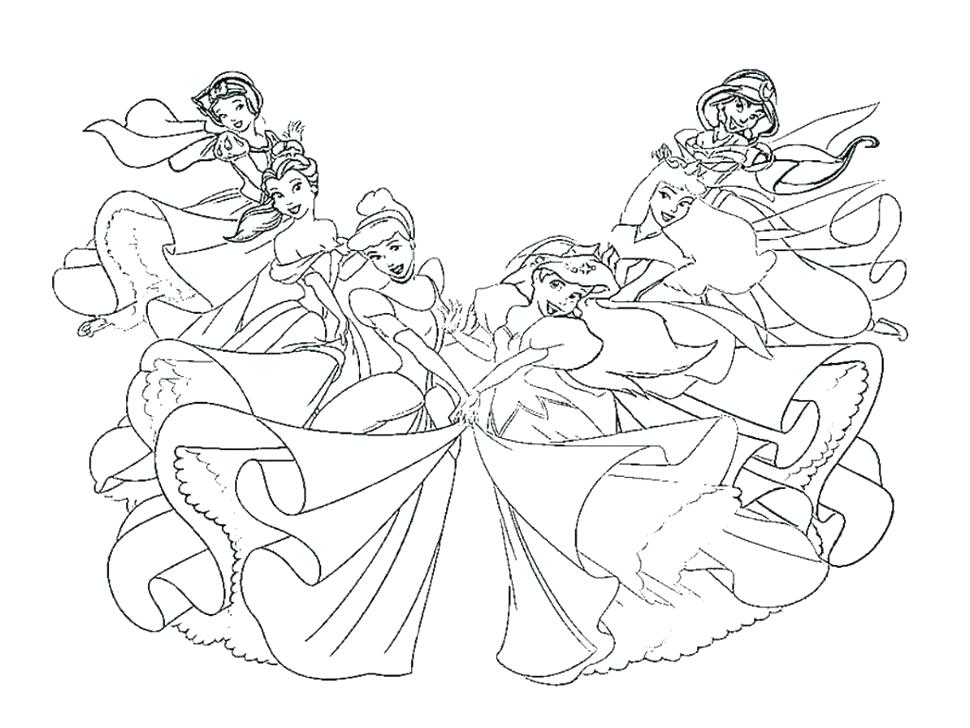 Baby Disney Princess Coloring Pages at GetColorings.com | Free