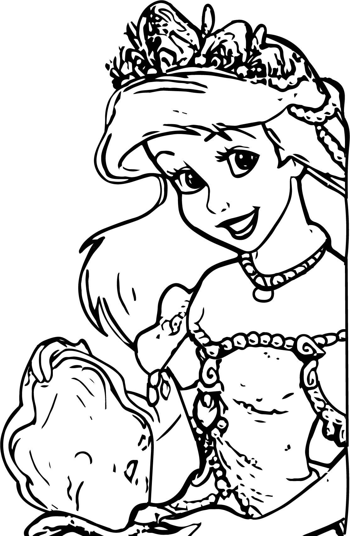 Baby Disney Princesses Coloring Pages at GetColorings.com | Free
