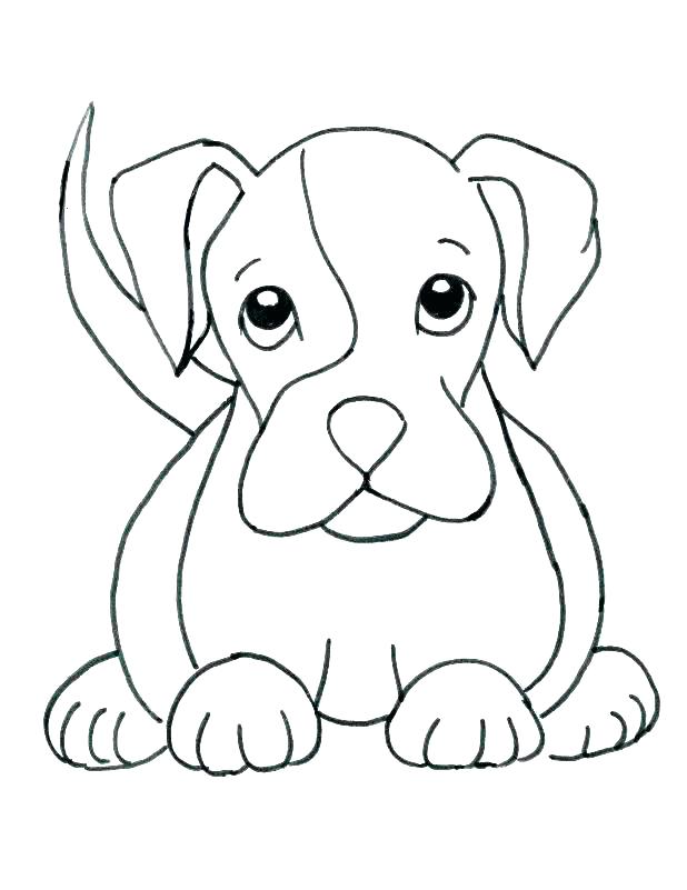 Baby Dog Coloring Pages at GetColorings.com | Free printable colorings