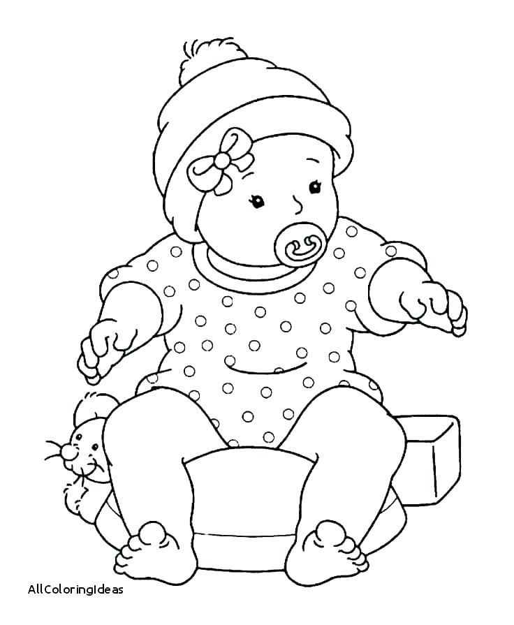 Baby Doll Coloring Page at GetColoringscom Free
