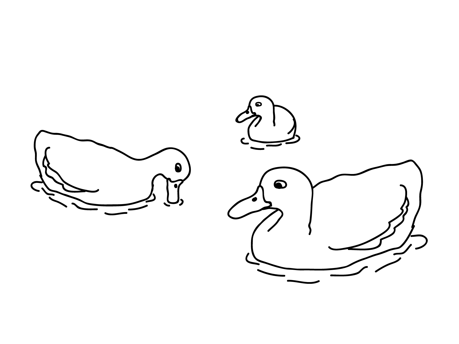 Baby Duck Coloring Pages at Free printable colorings