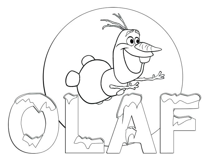 baby frozen coloring pages