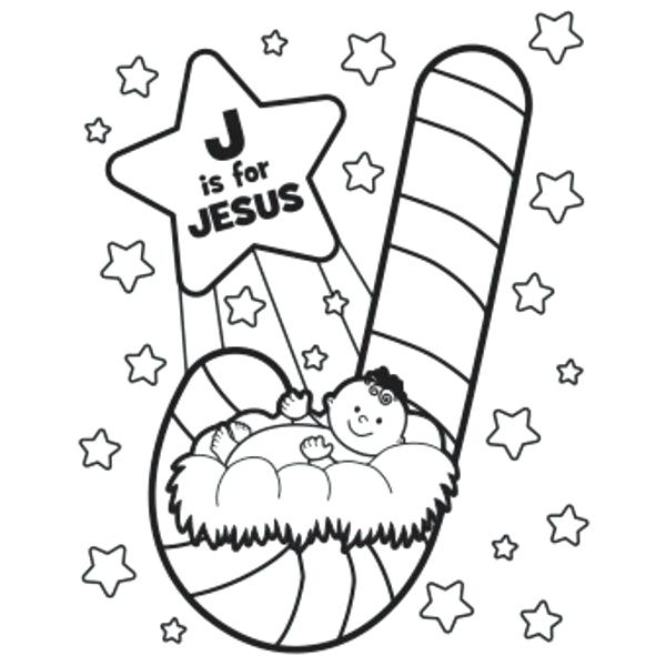 Baby Jesus Christmas Coloring Pages at Free