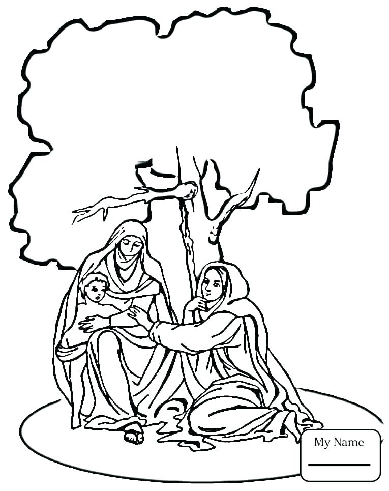 Baby Jesus Coloring Pages Printable Free At Getcolorings.com 