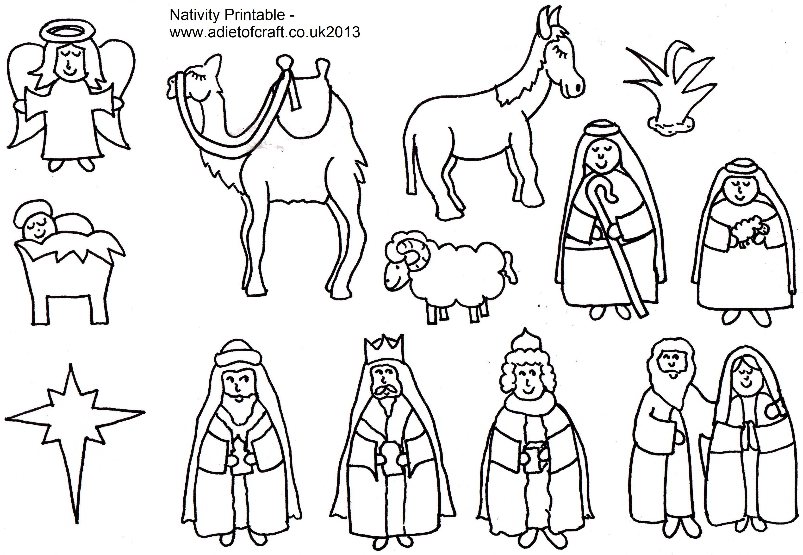 Baby Jesus In The Manger Coloring Pages at GetColorings.com | Free