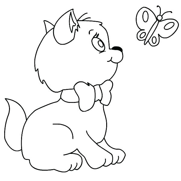 Baby Kitten Coloring Pages at GetColorings.com | Free printable