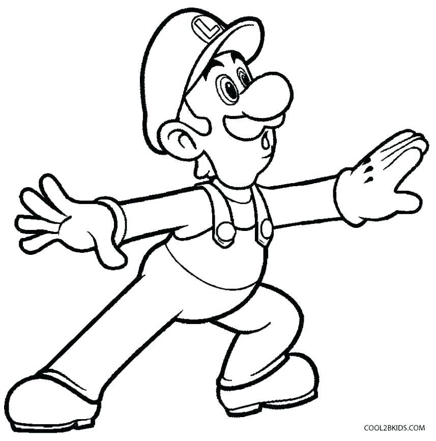 Baby Luigi Coloring Pages at GetColorings.com | Free printable