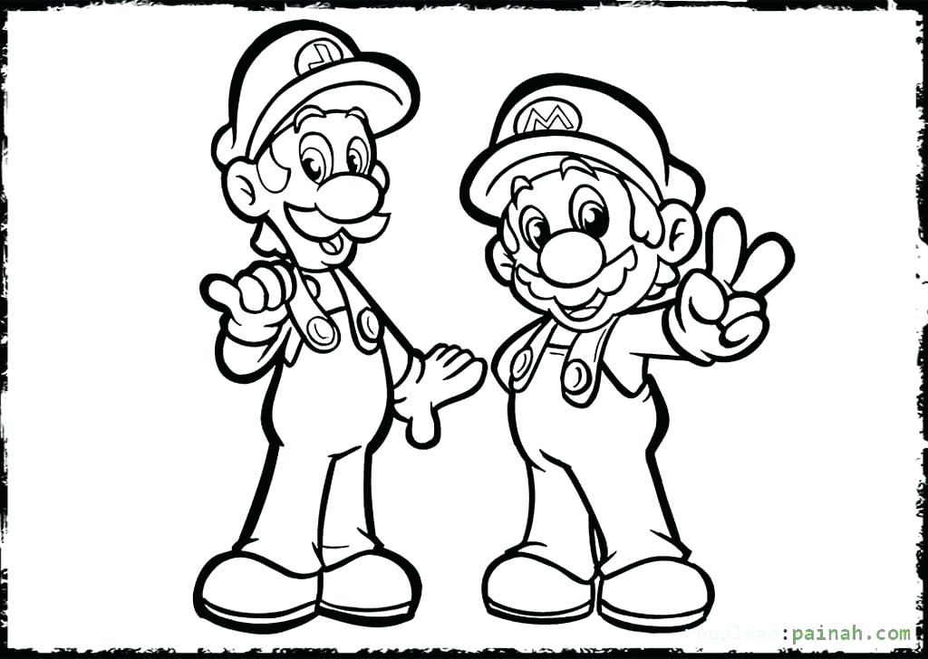 Baby Mario And Baby Luigi Coloring Pages at GetColorings ...