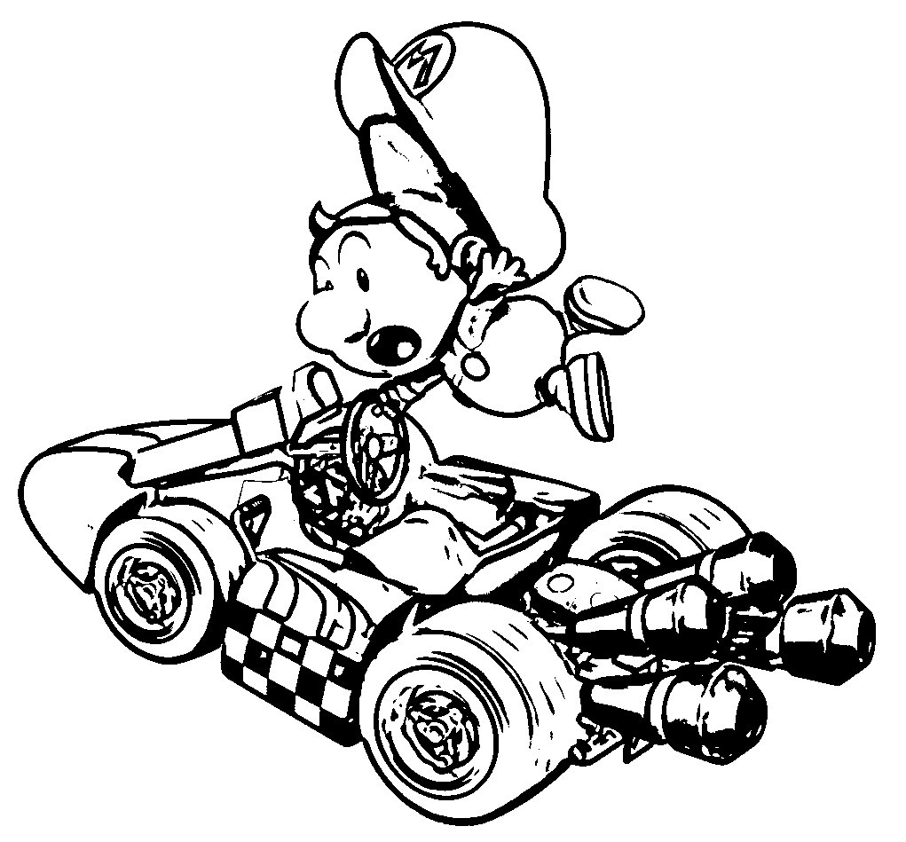 Baby Mario Coloring Pages At GetColorings Free Printable 