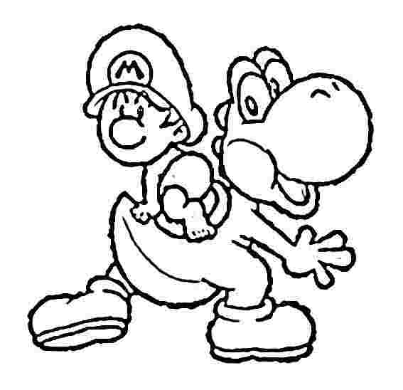 Baby Mario Coloring Pages at GetColorings.com | Free printable