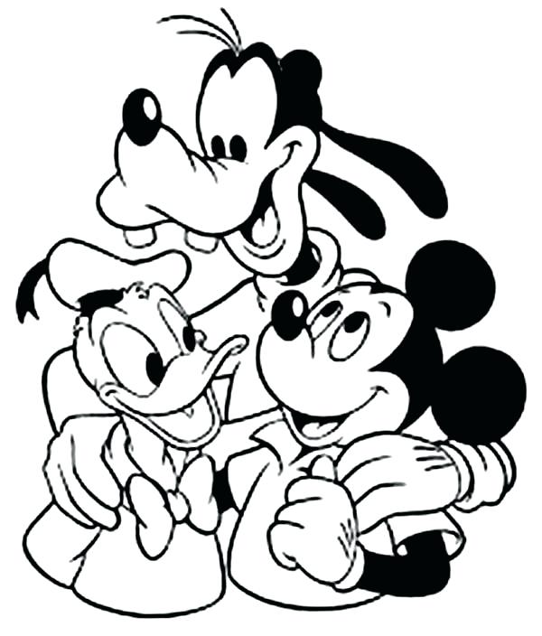 Baby Mickey Mouse And Friends Coloring Pages At GetColorings Free 