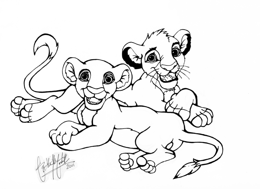 Baby Nala Coloring Pages at GetColorings.com | Free printable colorings