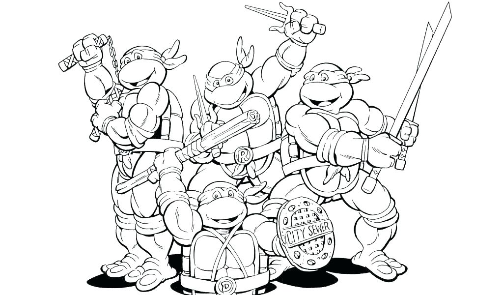 Baby Ninja Turtle Coloring Pages at GetColorings.com | Free printable