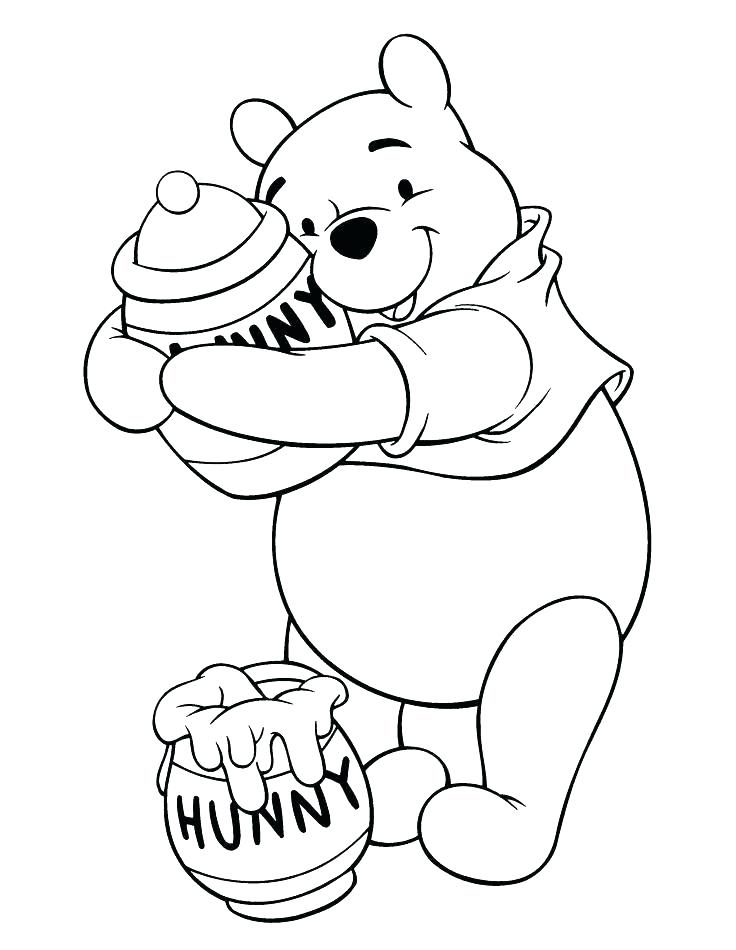 Baby Pooh Bear Coloring Pages At GetColorings Free Printable 