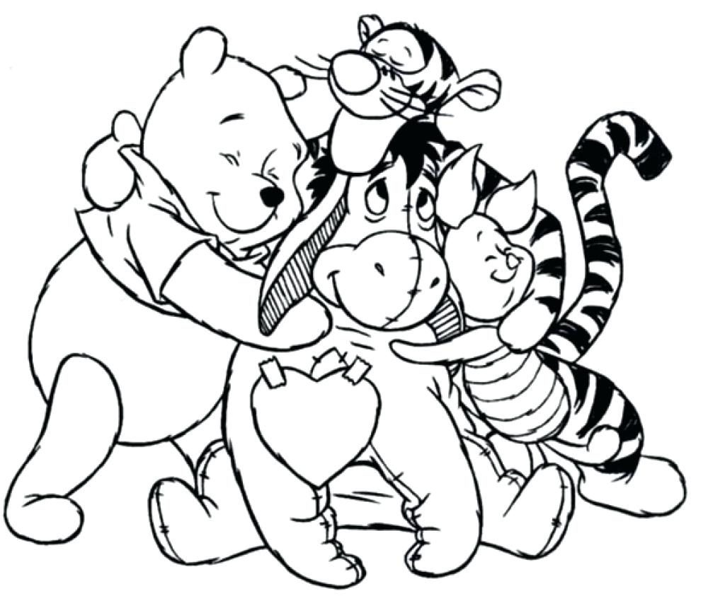 Baby Pooh Bear Coloring Pages at GetColorings.com | Free printable