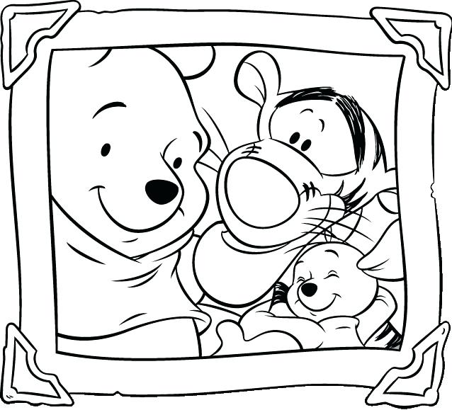 Baby Pooh Coloring Pages at GetColorings.com | Free printable colorings