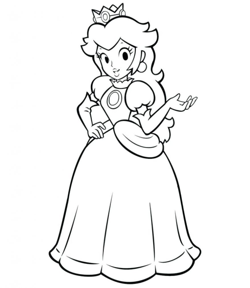 Baby Princess Peach Coloring Pages at GetColoringscom