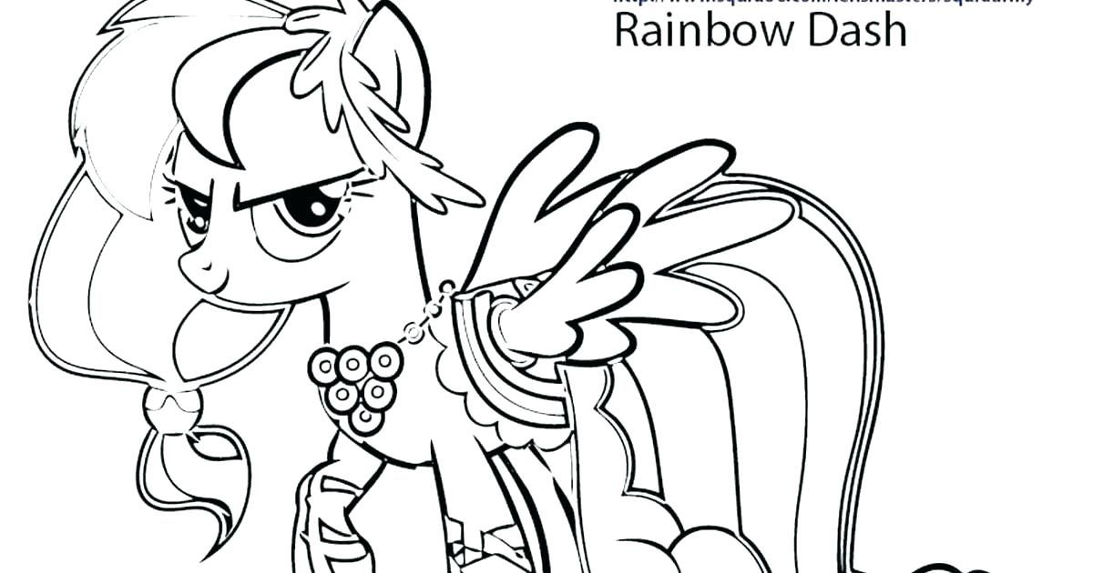 Baby Rainbow Dash Coloring Pages at Free printable