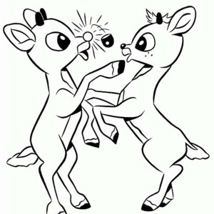 Baby Reindeer Coloring Pages at GetColorings.com | Free printable