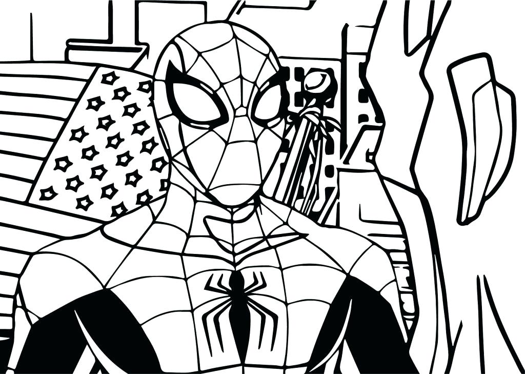 706 Simple Baby Spiderman Coloring Pages for Kindergarten