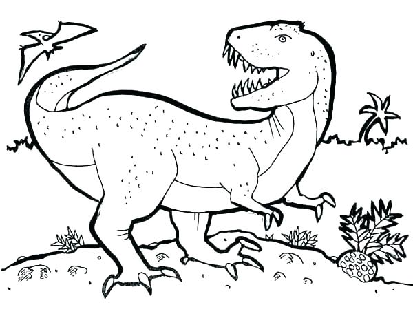 Baby T Rex Coloring Page at GetColorings.com | Free printable colorings