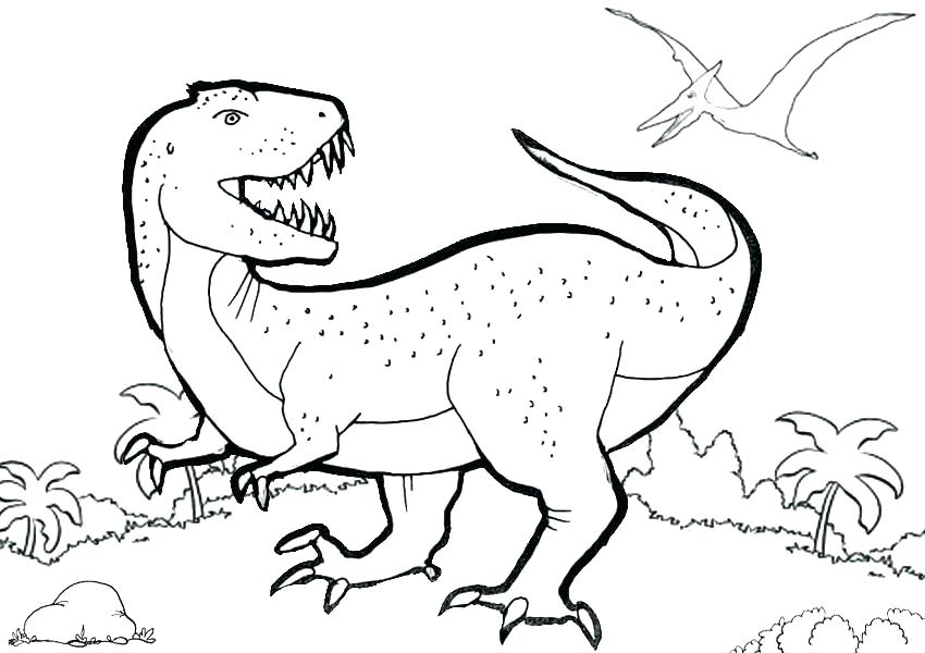 Baby T Rex Coloring Page at Free printable colorings