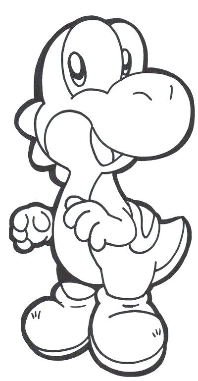 Baby Yoshi Coloring Pages at GetColorings.com | Free printable
