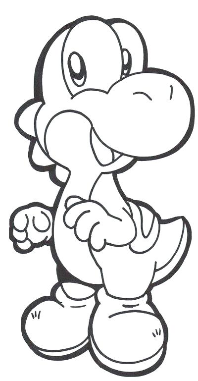 Baby Yoshi Coloring Pages At GetColorings Free Printable 