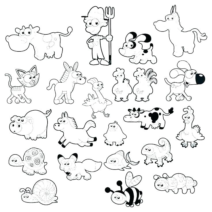 Baby Zoo Animal Coloring Pages at Free printable