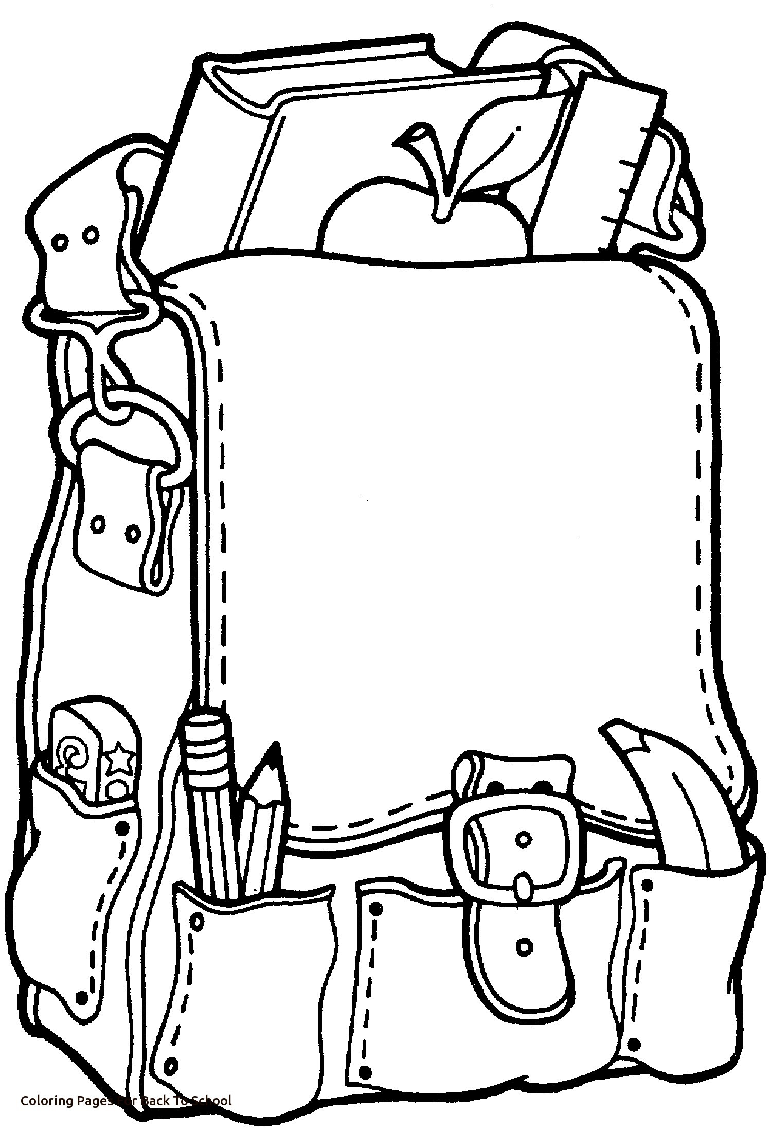 Back To School Coloring Pages For Second Grade at GetColorings.com