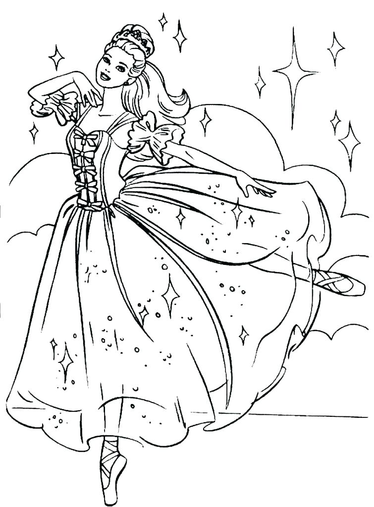 Ballerina Coloring Pages at GetColorings.com | Free printable colorings