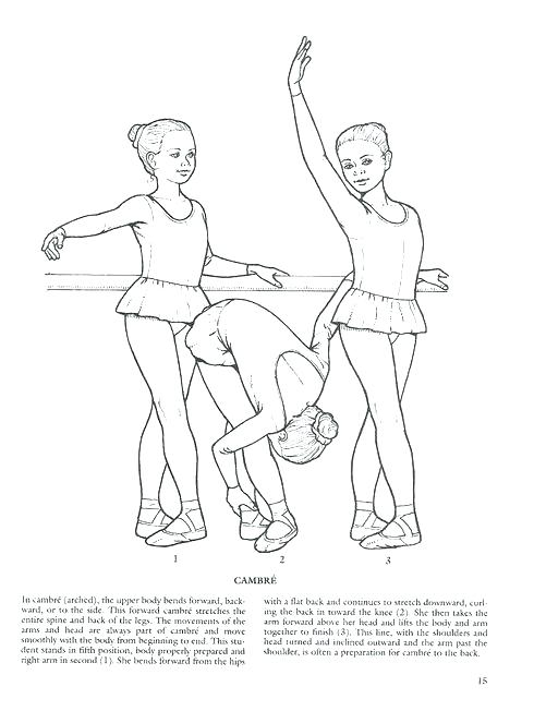 Ballet Positions Coloring Pages At GetColorings Free Printable 