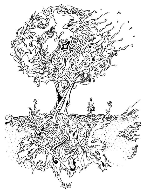 Coloring Pages For Banyan Tree - my coloring books pages