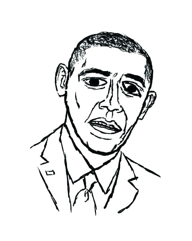 Barack Obama Coloring Page At Getcolorings.com | Free Printable