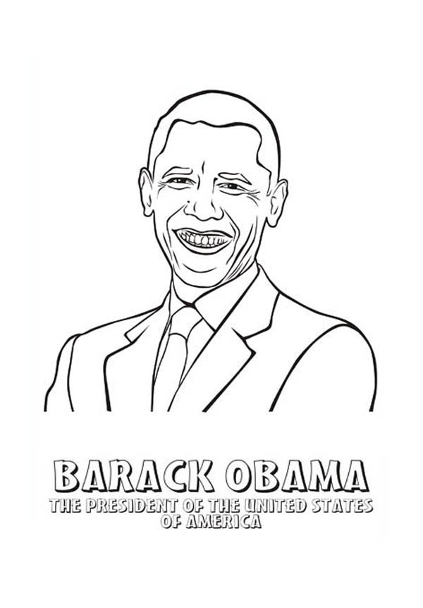 Barack Obama Coloring Pages Printable At GetColorings Free 