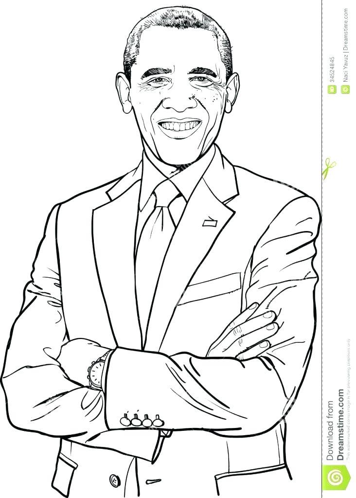 Free Printable Coloring Pages Barack Obama