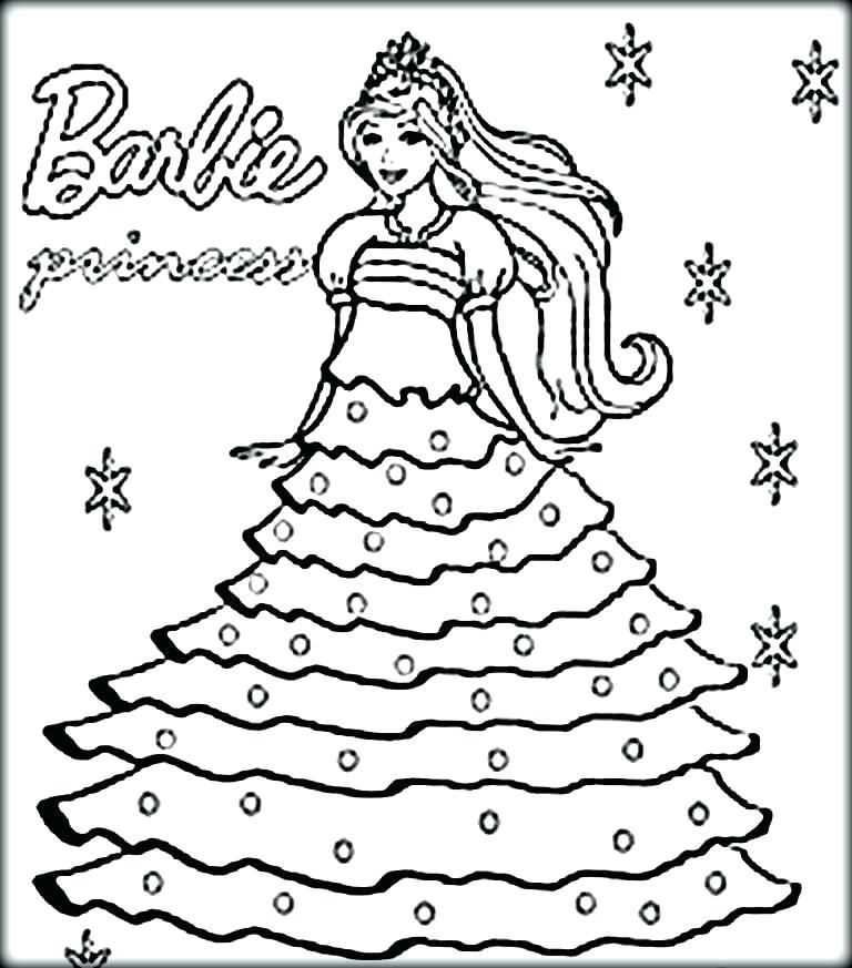 Barbie Christmas Coloring Pages At GetColorings Free Printable Colorings Pages To Print