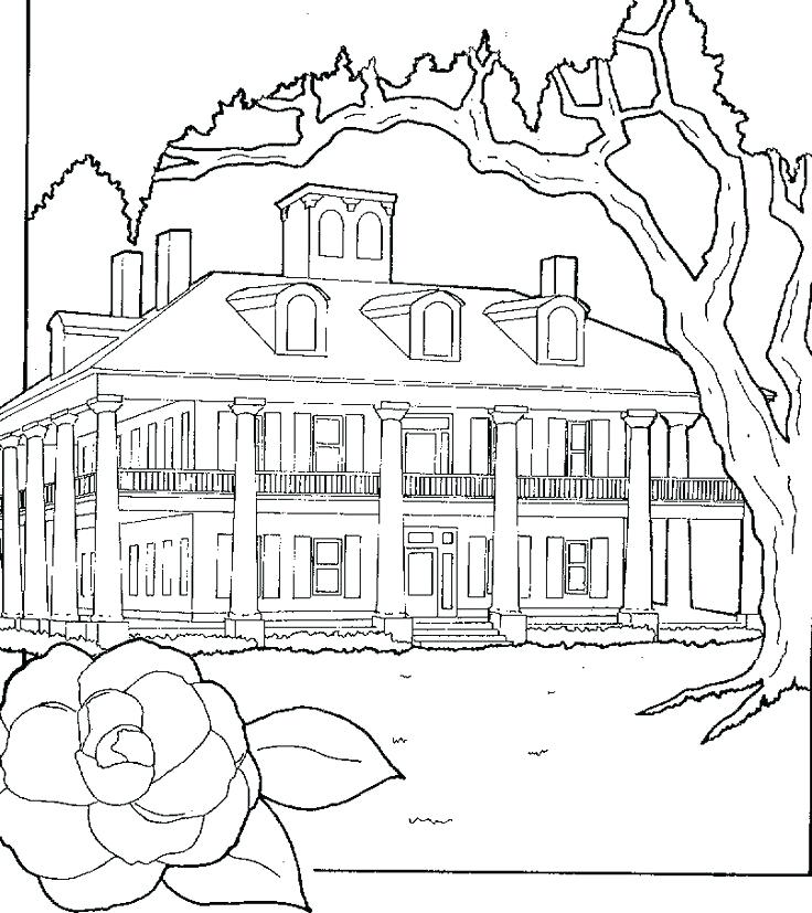 Barbie Dream House Coloring Pages at Free printable
