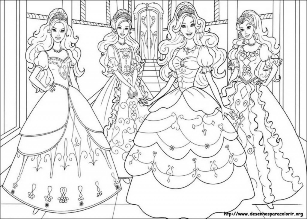 barbie and the dream house coloring pages