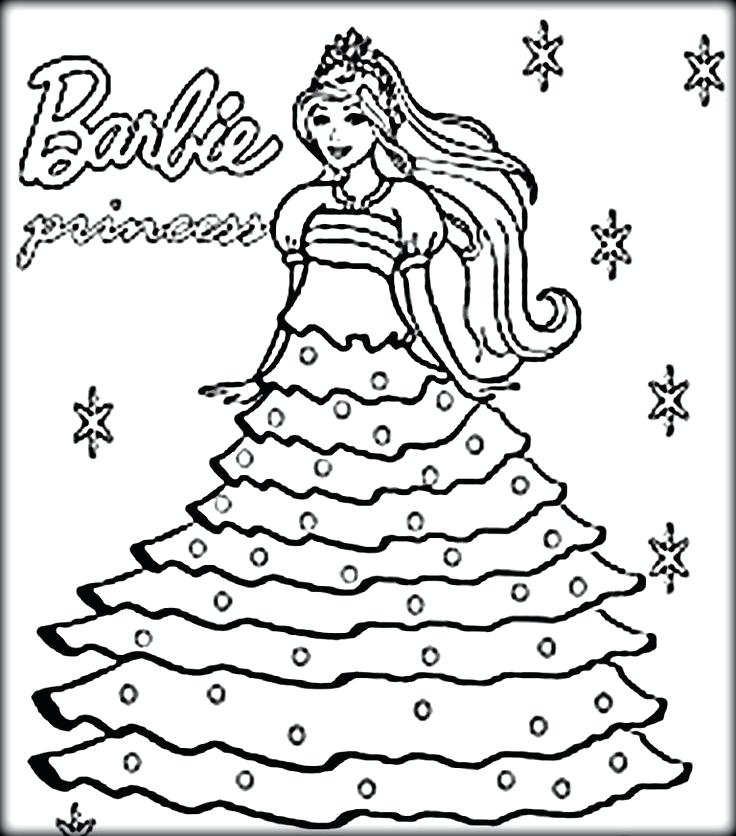 Barbie Dress Coloring Pages At GetColorings Free Printable