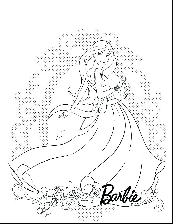 fairy barbie coloring pages