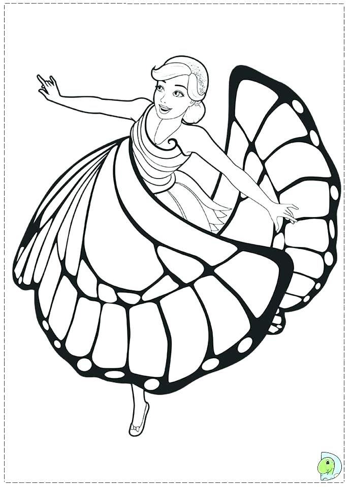 Barbie Fairy Coloring Pages at GetColorings.com | Free printable