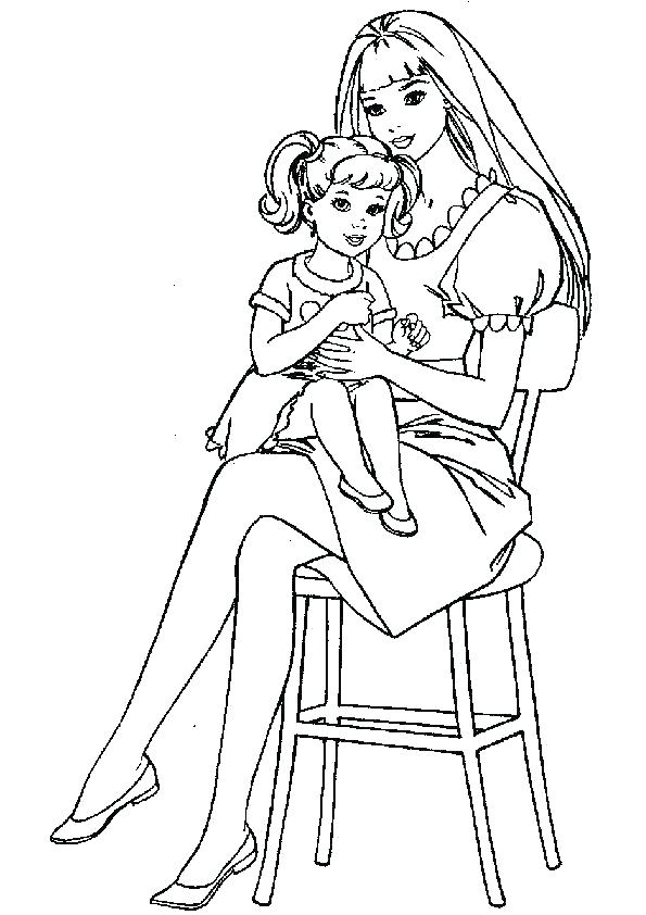 Barbie Fashion Coloring Pages at GetColorings.com | Free ...