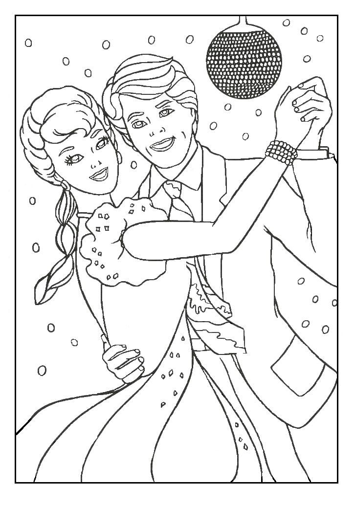 Barbie Ken Coloring Pages at GetColorings.com | Free printable