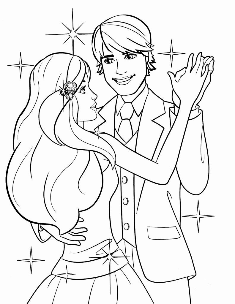 Coloriage De Barbie Luxe Image Coloriage Barbie Et Ken Dessin Porn Sex Picture