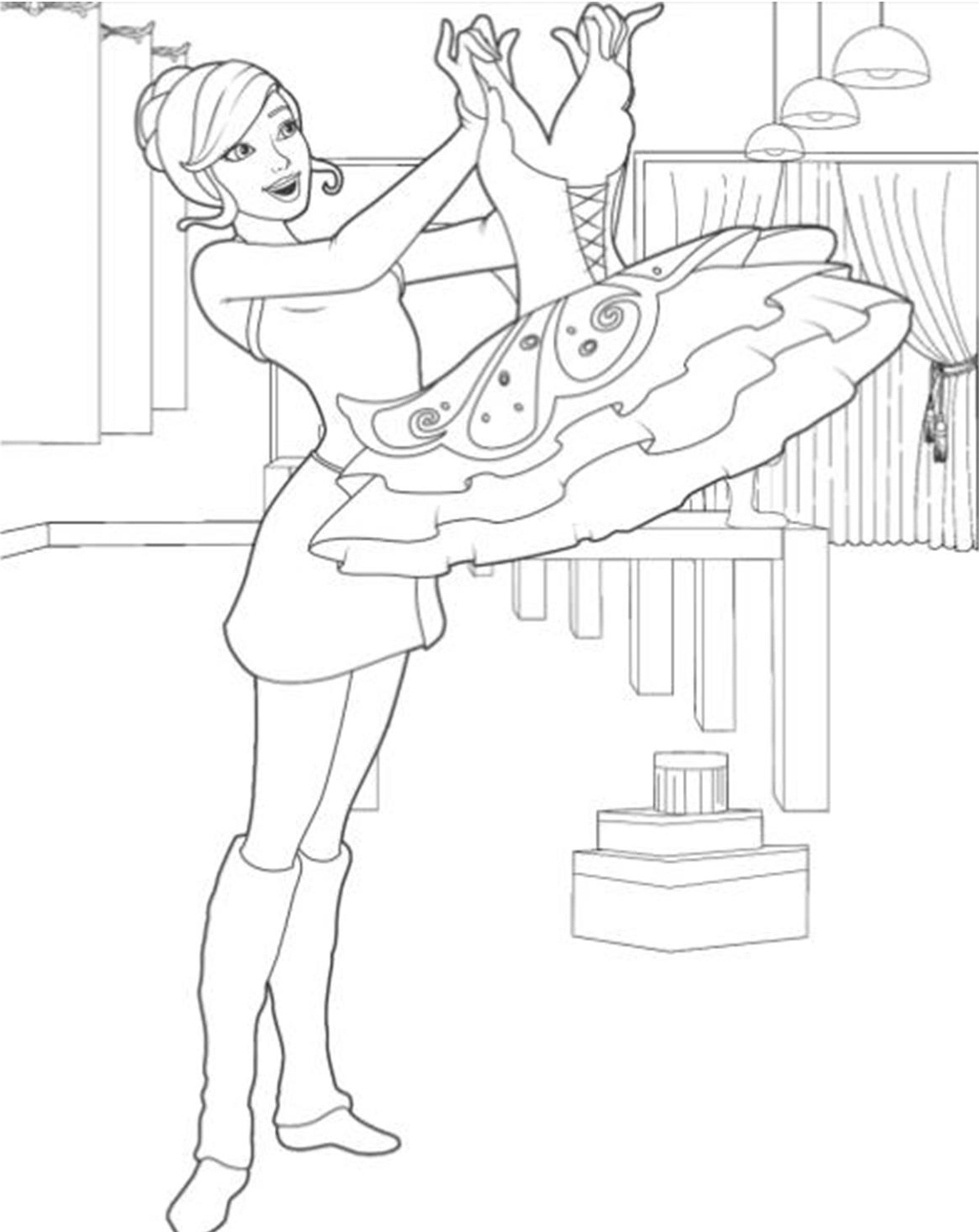 Barbie Life In The Dreamhouse Coloring Pages At Free