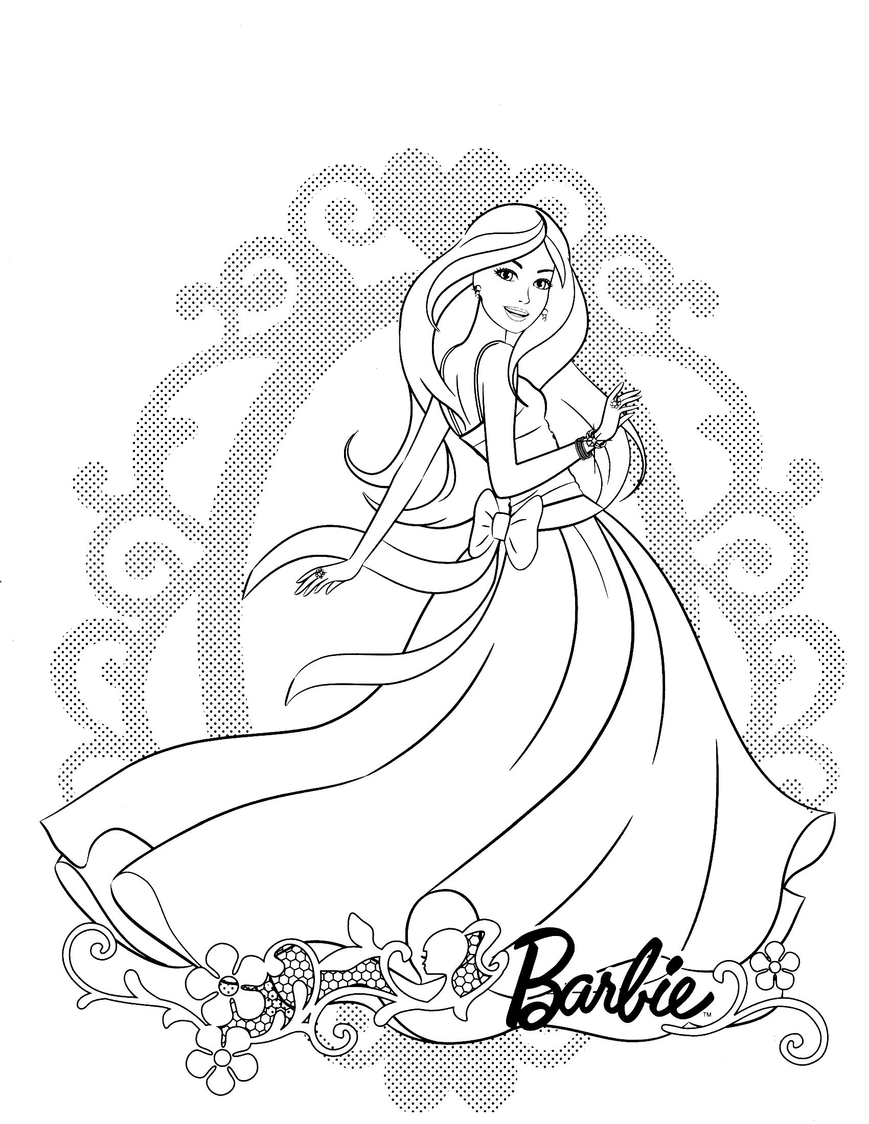 Barbie Life In The Dreamhouse Coloring Pages At Free