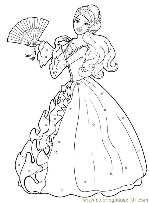 489x665 Princess Coloring Pages Free Printable Print A