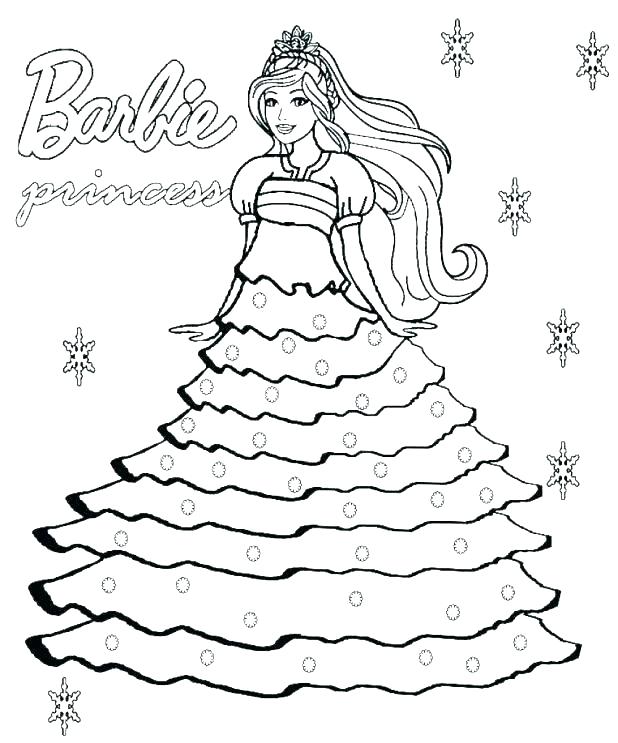 Barbie Princess Mermaid Coloring Pages At GetColorings Free 