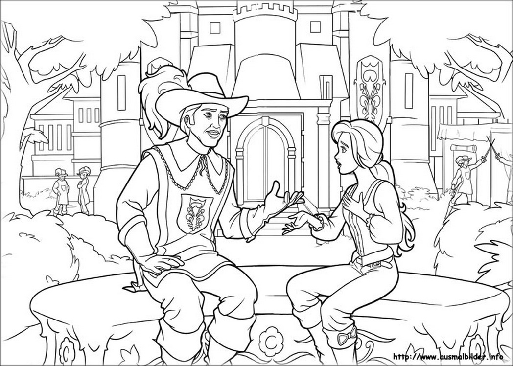 Barbie Thanksgiving Coloring Pages at GetColorings.com | Free printable